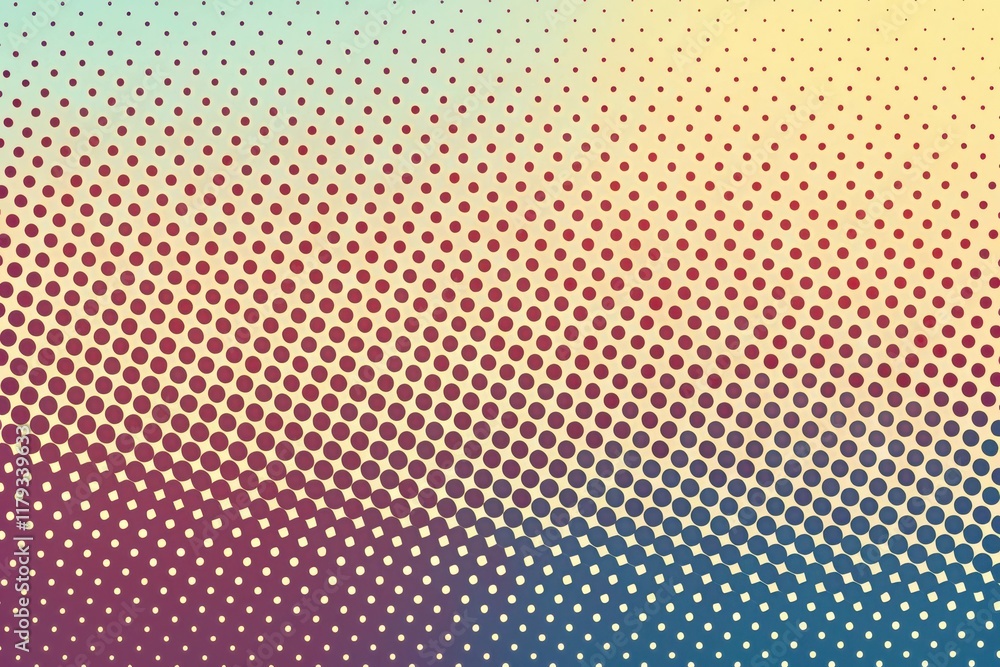 Abstract Retro Halftone Pattern Background with Gradient Color Transition and Dotted Design Abstract Retro Halftone Pattern Background with Gradient Color Transition and Dotted Design