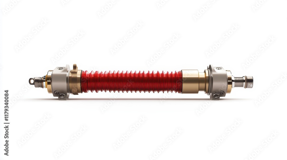 Industrial Electrical Component with Red Insulation Industrial Electrical Component with Red Insulation
