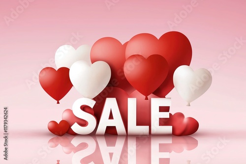 Valentine's Day Sale Vector: 