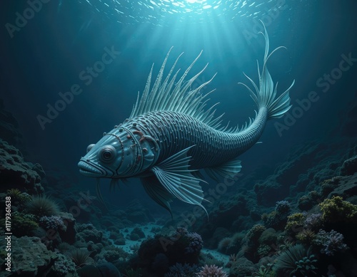 Fantasy fish underwater photo