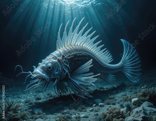 Fantasy fish underwater photo