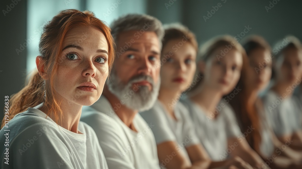 Discussion among diverse group of people in a modern setting during a collaborative workshop. Generative AI Discussion among diverse group of people in a modern setting during a collaborative workshop. Generative AI