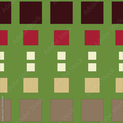 Pattern Square with Theme Autumn Harvest