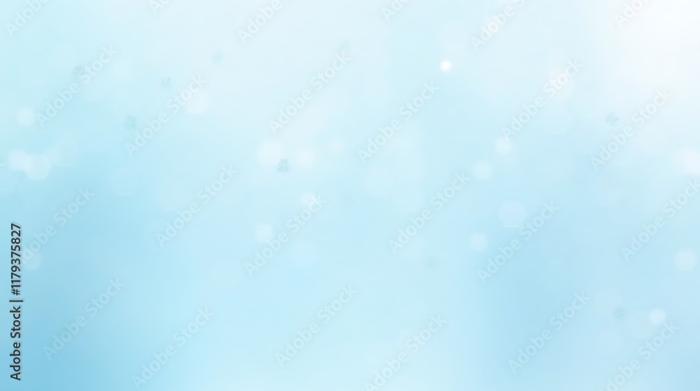 Serene Light Blue Abstract Background with Glimmering Particles Serene Light Blue Abstract Background with Glimmering Particles