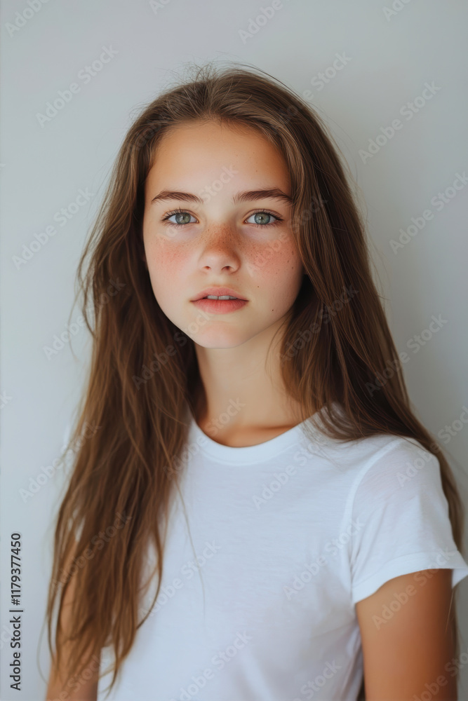 Natural Beauty Shines Through in a Minimalist Portrait Showcasing Striking Features and a Serene Expression Amidst Soft Lighting Natural Beauty Shines Through in a Minimalist Portrait Showcasing Striking Features and a Serene Expression Amidst Soft Lighting