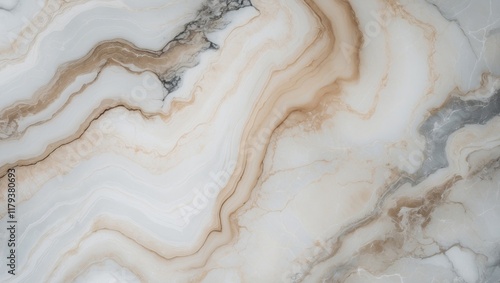 Elegant White Marble Texture for Interior Design with Intricate Veining and Subtle Color Variations.