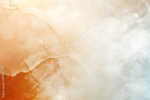 Soft abstract texture with warm orange and cool white tones creating a serene visual effect