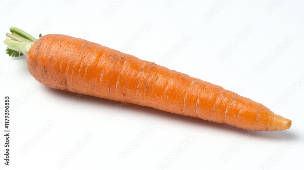 Fresh Organic Carrot on White Background for Healthy Cooking Fresh Organic Carrot on White Background for Healthy Cooking