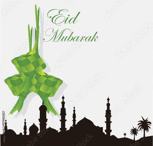 silhouette of mosque