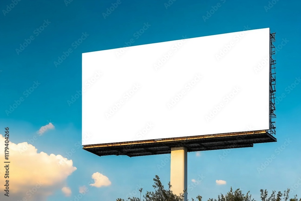 Obraz premium Blank billboard ready for new advertisement