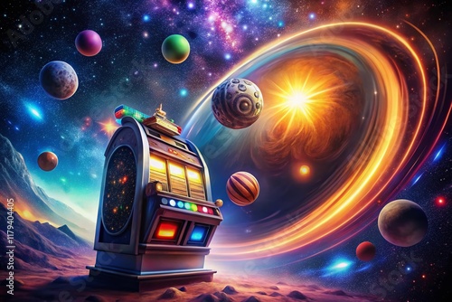 Cosmic Jackpot: Celestial Win, Space Lottery, Starfield Prize, Galaxy Reward, Astronomical Success