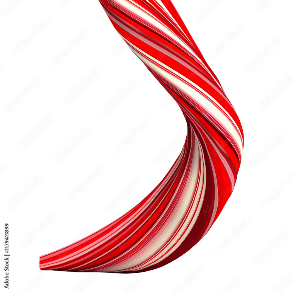 twisted shape long strip dark red light png