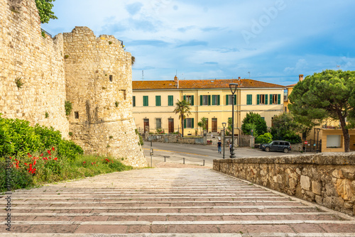 Beautiful Cityscape in Castiglione Del Lago, Umbria Italy