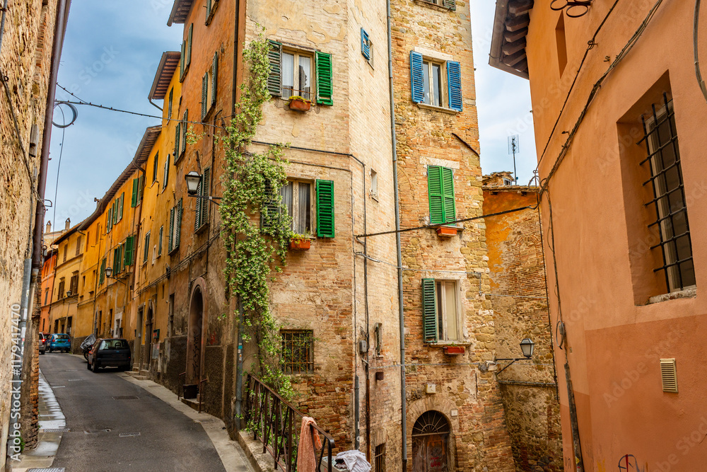 Beautiful Cityscape in Perugia, Umbria - Italy