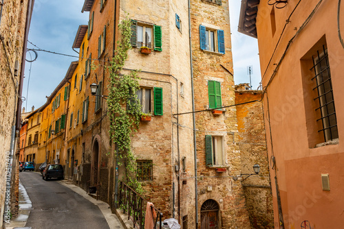Obraz na płótnie Beautiful Cityscape in Perugia, Umbria - Italy w salonie