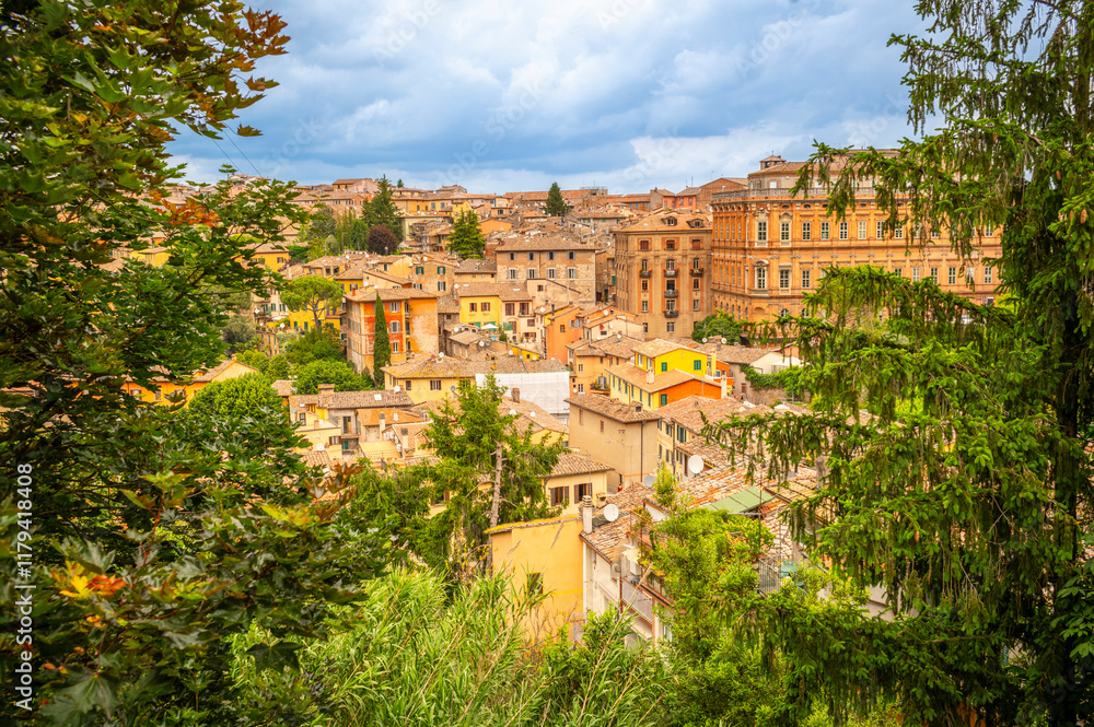 Beautiful Cityscape in Perugia, Umbria - Italy