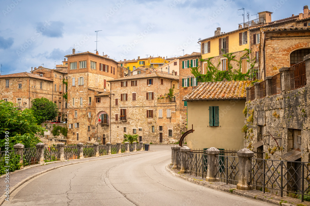 Beautiful Cityscape in Perugia, Umbria - Italy