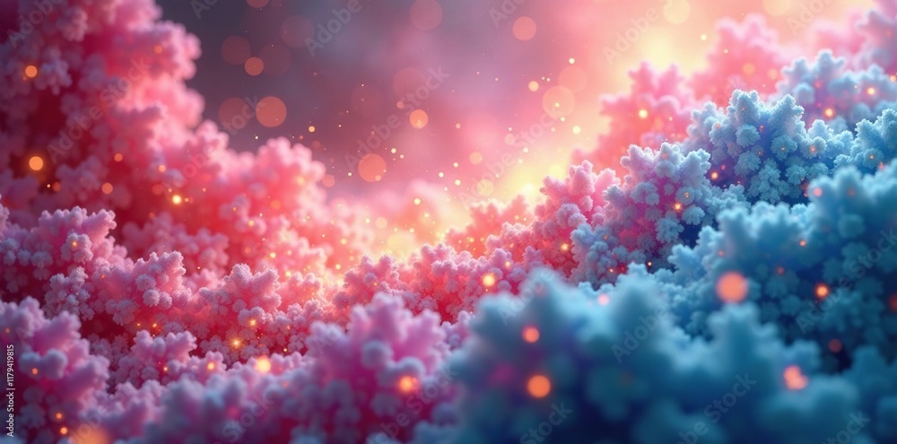 Shimmering crystal particles dispersed in a swirling abstract environment with pastel colors, swirl, earthy, dispersion Shimmering crystal particles dispersed in a swirling abstract environment with pastel colors, swirl, earthy, dispersion