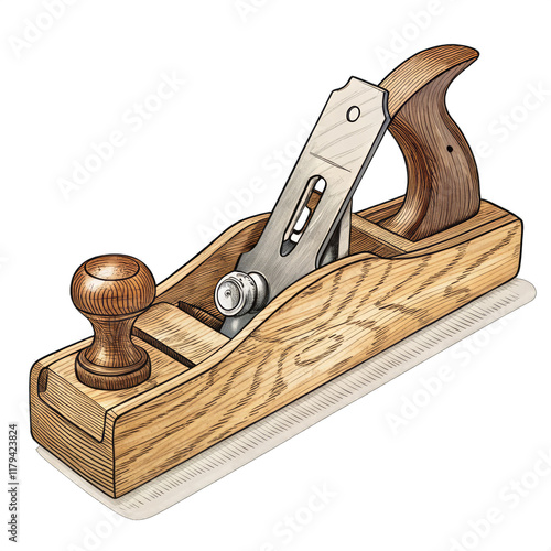 Carpentry Hand Tool: Transparent sharPNG Wood Plane