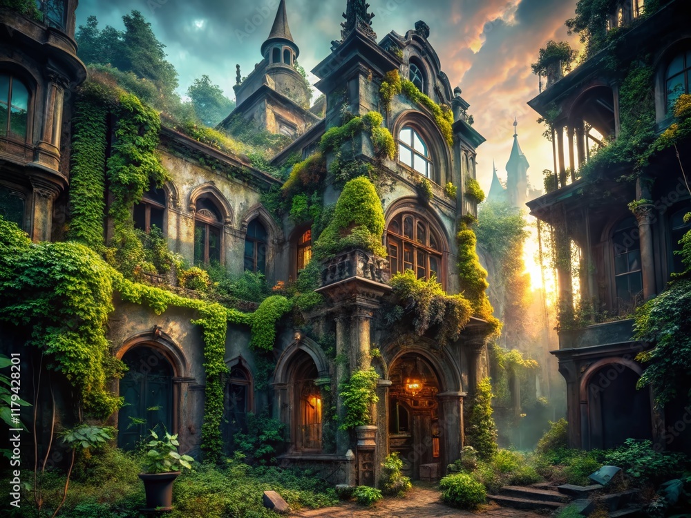 Cyberpunk Gothic Architecture: Urban Exploration Photography - Dark Futuristic Cityscape Cyberpunk Gothic Architecture: Urban Exploration Photography - Dark Futuristic Cityscape