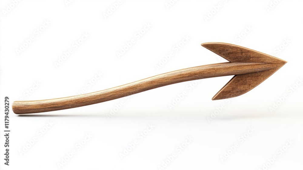 Thin wood arrow pointing right, centered on a plain white background
Thin wood arrow pointing right, centered on a plain white background
