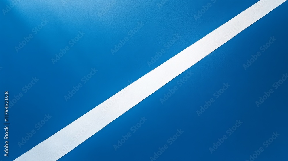 Minimalistic blue background with a single thin white diagonal line crossing it Minimalistic blue background with a single thin white diagonal line crossing it
