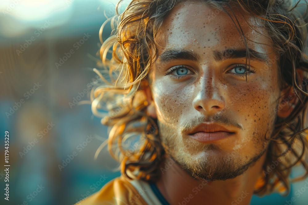 Generative AI image of street football player kicking a muddy ball during an intense soccer game outdoors Generative AI image of street football player kicking a muddy ball during an intense soccer game outdoors