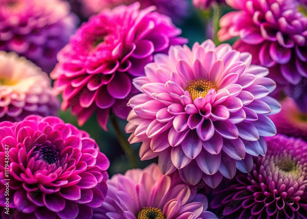 Delicate Pink and Purple Flowers, High-Resolution Stock Photo, Shallow Depth of Field, Botanical Beauty Delicate Pink and Purple Flowers, High-Resolution Stock Photo, Shallow Depth of Field, Botanical Beauty