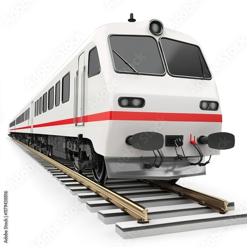 train on a railway station