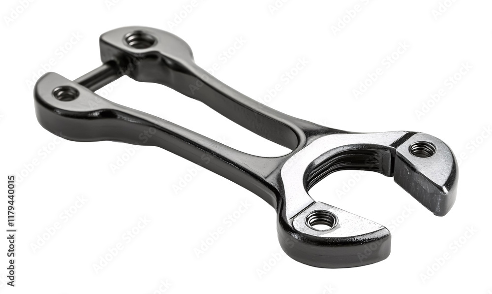 Multi-Functional Bike Pedal Wrench for Adjustments Isolated on White Background Multi-Functional Bike Pedal Wrench for Adjustments Isolated on White Background