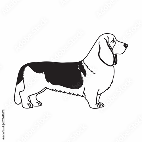 Wallpaper Mural beagle dog on white Torontodigital.ca