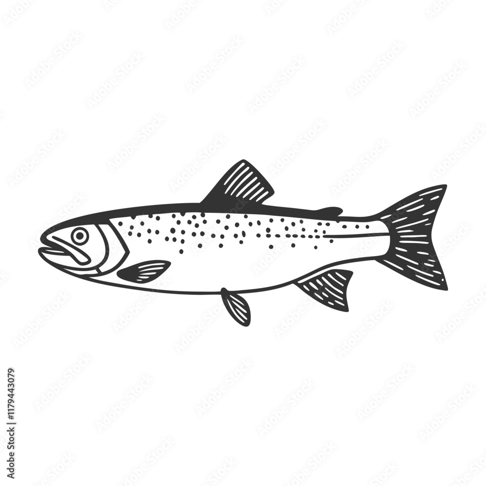 Fototapeta premium Fish Vector illustration