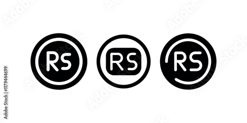 Pakistan rupee icon isolated on white background . Pakistan currency symbol vector. vector illustration.