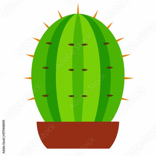 cactus isolated on white background