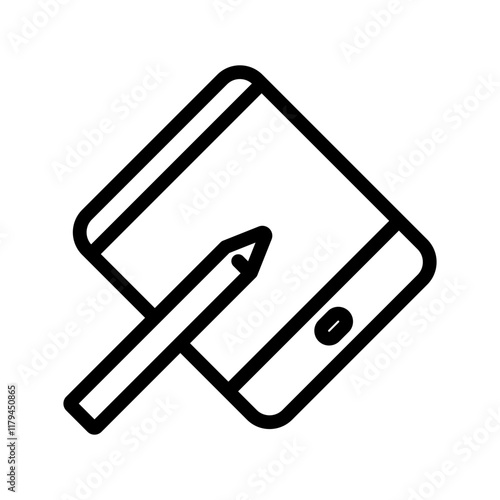 Tablet PC icon design template