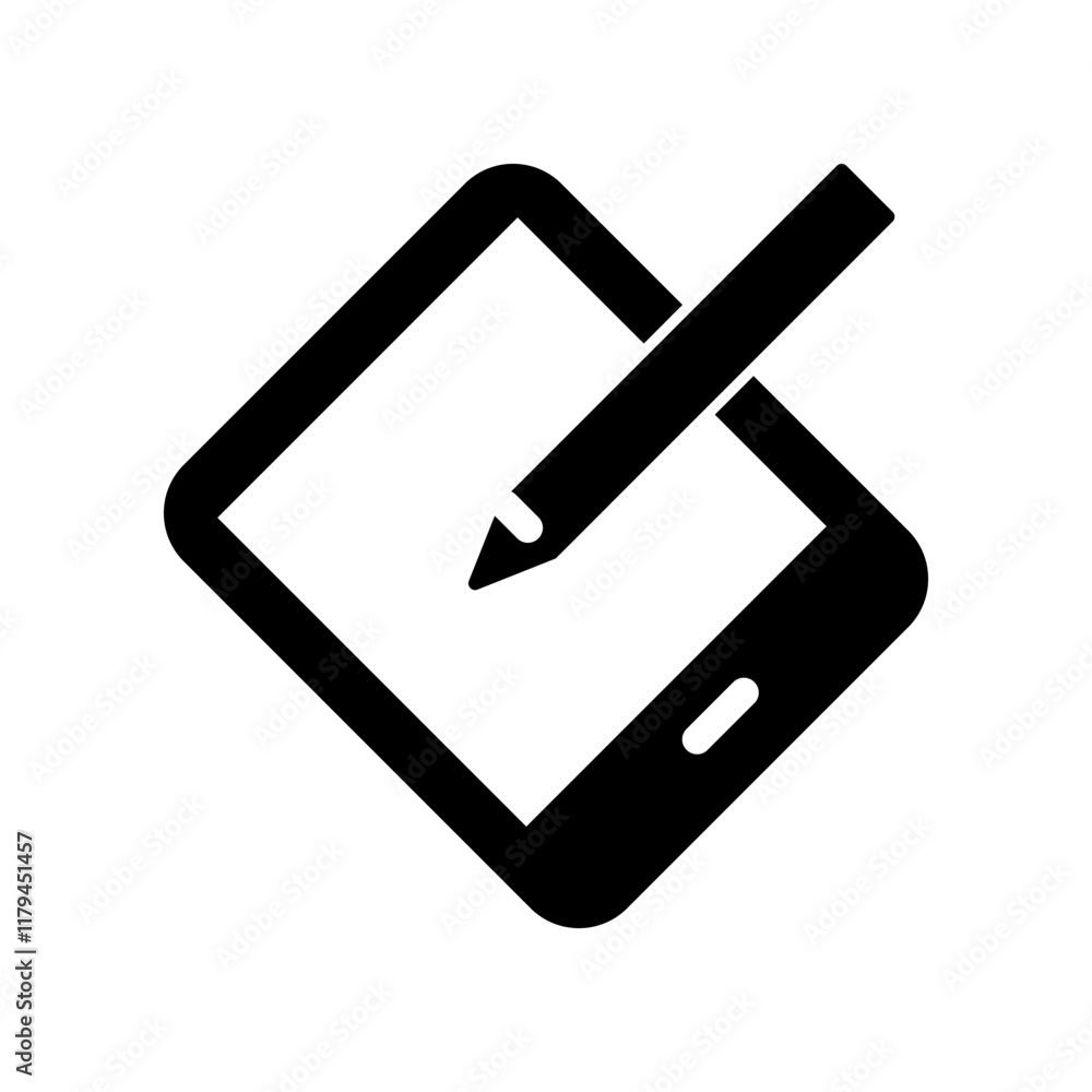 Tablet PC icon design template Tablet PC icon design template