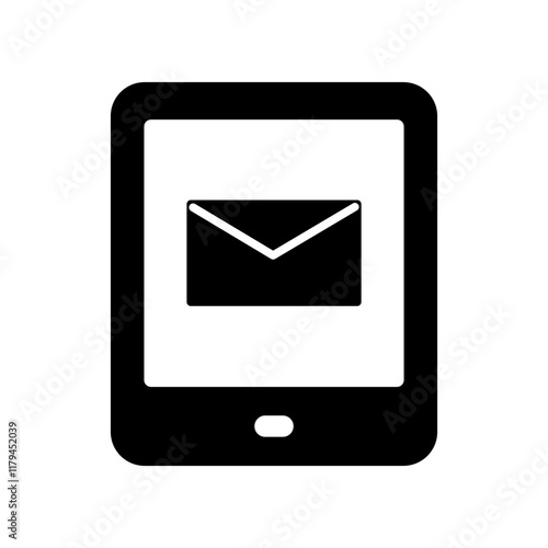 Tablet PC icon design template