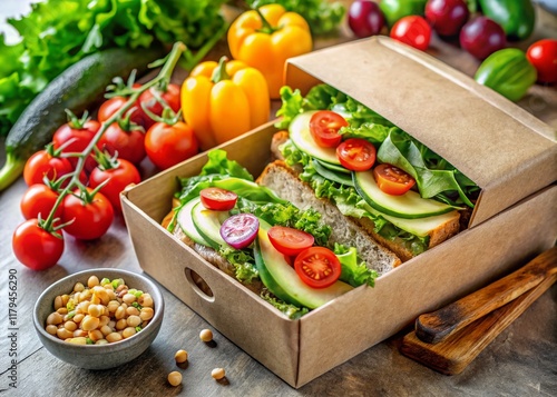 Delicious Lunch Delivery Tigard Oregon: Fresh Salad and Sandwiches photo