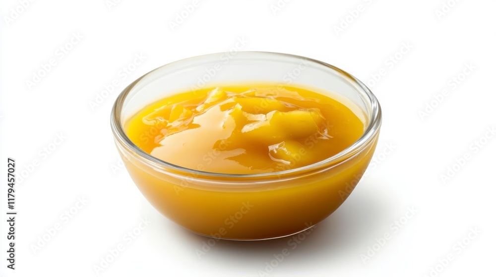 Pineapple sauce isolated on white background. website header banner. Pineapple sauce isolated on white background. website header banner.