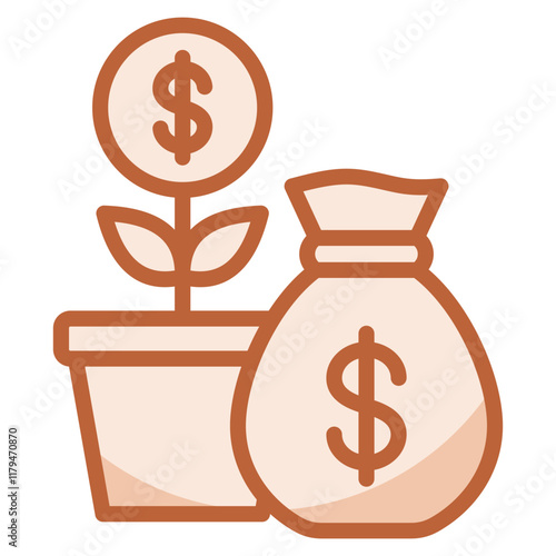 Financial Growth Icon