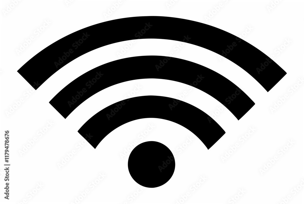 wifi silhouette vector wifi silhouette vector