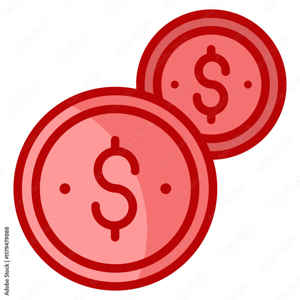 Dollar Sign Icon Element For Design Dollar Sign Icon Element For Design