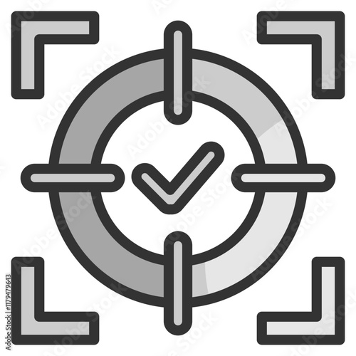 Accuracy  Icon Element For Design