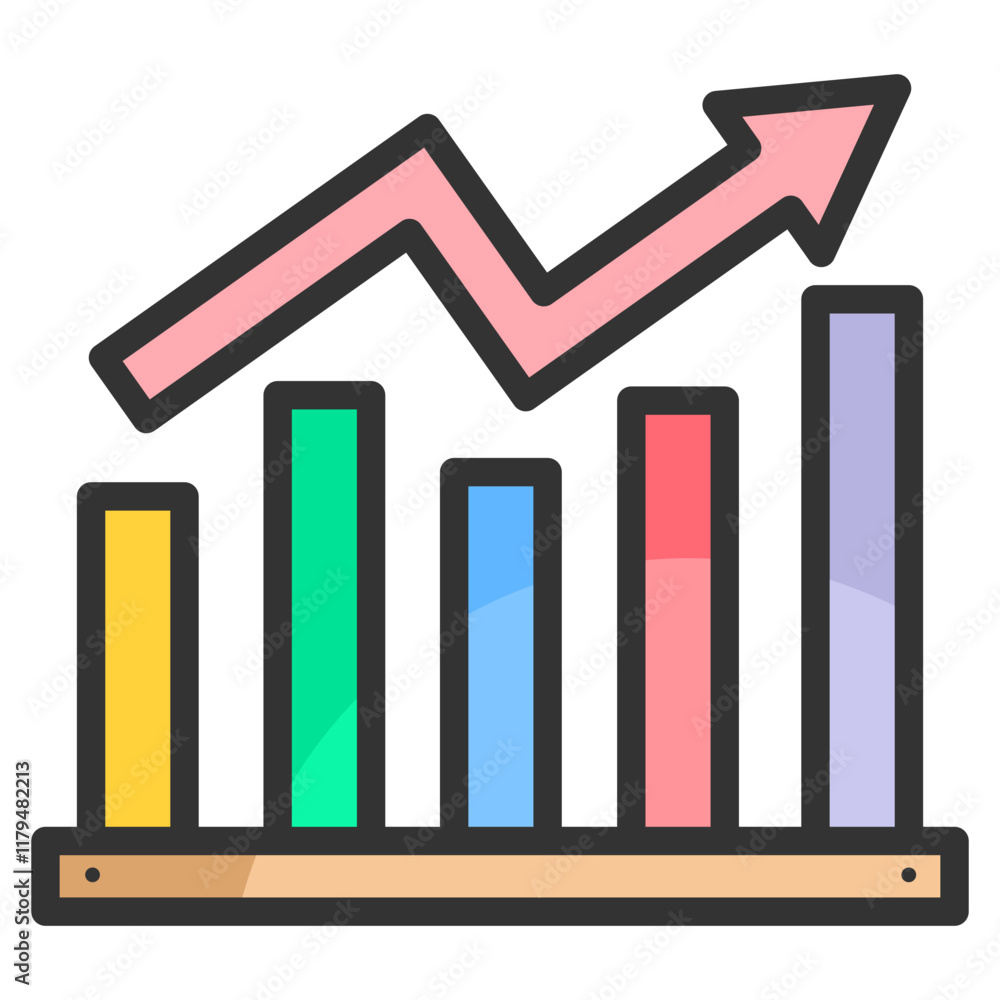 Chart Growth Icon Element For Design Chart Growth Icon Element For Design