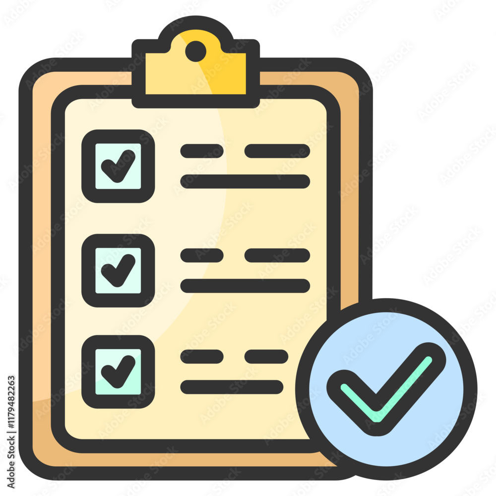 Checklist Icon Element For Design Checklist Icon Element For Design