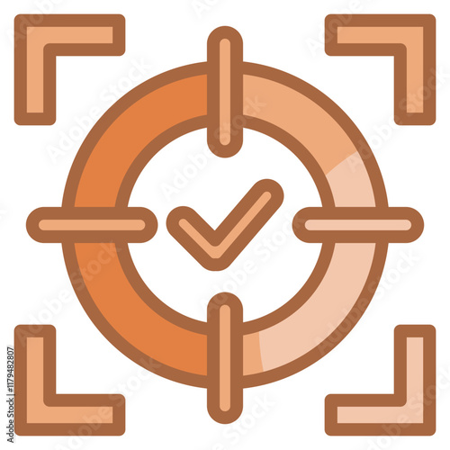 Accuracy  Icon Element For Design