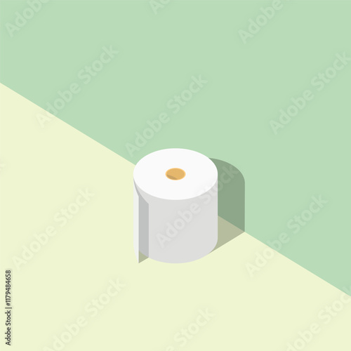 Toilet Paper Vector and illustrator
