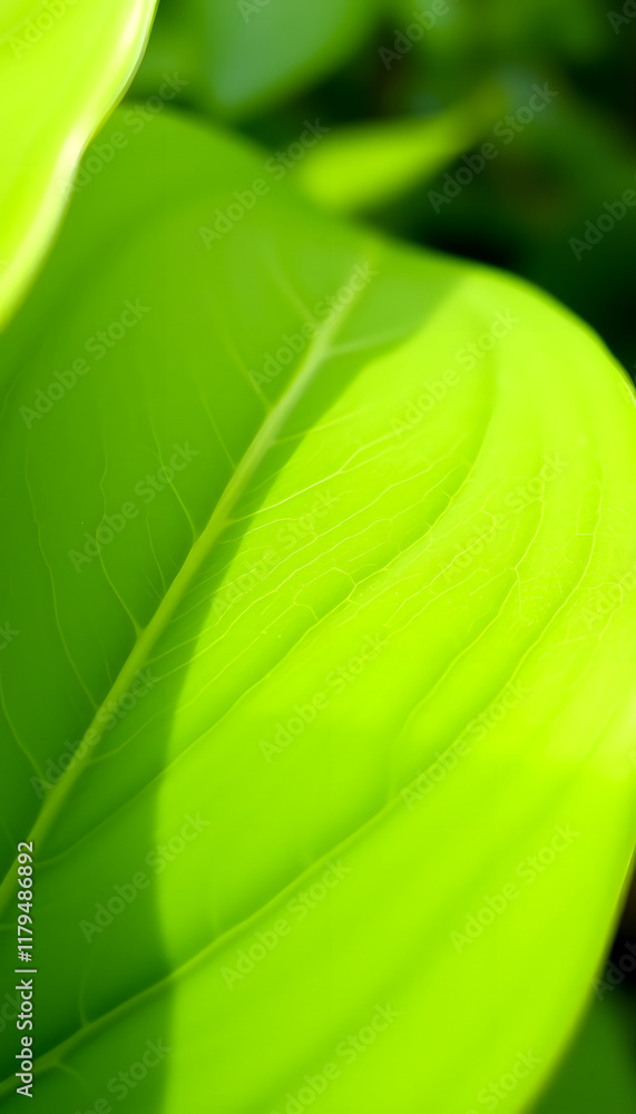 Fresh green leaf veins texture close up. Growth and ecological concept for earth day and springtime, enhance, with white tones Fresh green leaf veins texture close up. Growth and ecological concept for earth day and springtime, enhance, with white tones