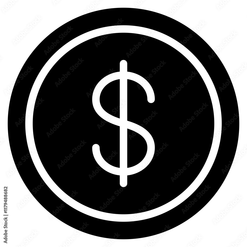 Obraz premium Dollar Sign Icon