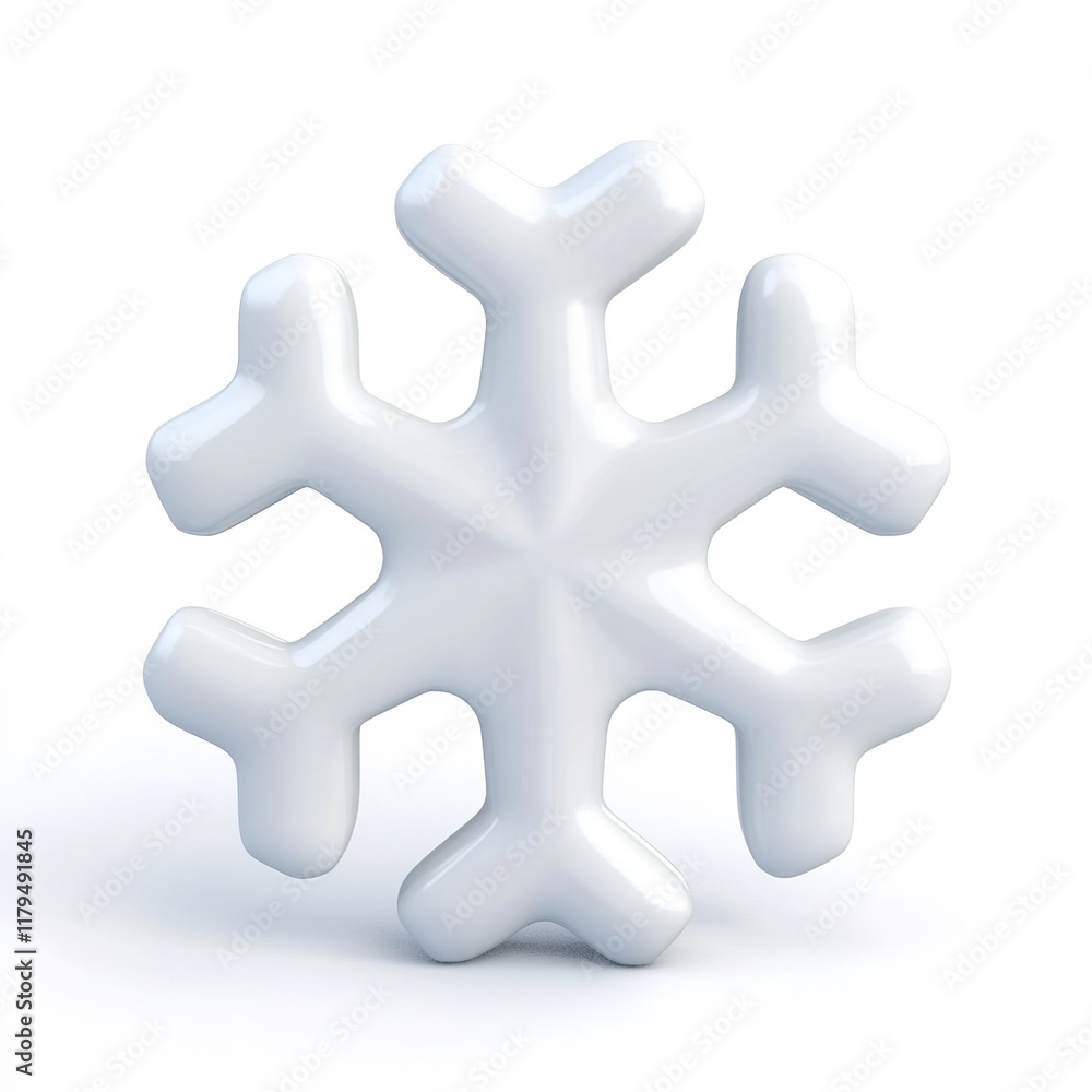 Snow 3D Icon – Frosty Snowflakes, Winter Season, Cool Vibes, 3D Snowy Effect, Isolated on White Background Snow 3D Icon – Frosty Snowflakes, Winter Season, Cool Vibes, 3D Snowy Effect, Isolated on White Background